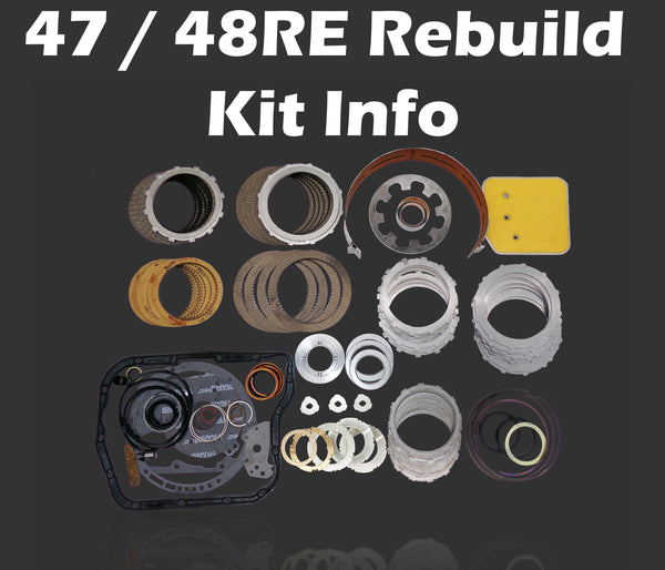 48RE Transmission rebuild kit information