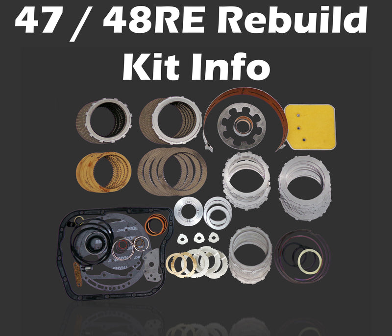48RE Transmission rebuild kit information